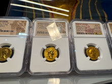 Load image into Gallery viewer, ROMAN EMPIRE &quot;DOMITIAN&quot; 81 AD AUREUS NGC CH VF 5X3 ANCIENT COINS CAESAR AUGUSTUS