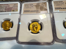 Load image into Gallery viewer, ROMAN EMPIRE &quot;DOMITIAN&quot; 81 AD AUREUS NGC CH VF 5X3 ANCIENT COINS CAESAR AUGUSTUS