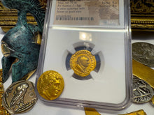 Load image into Gallery viewer, ROMAN EMPIRE &quot;TITUS&quot; 79AD AUREUS NGC F 5X4 ANCIENT COINS CAESAR AUGUSTUS