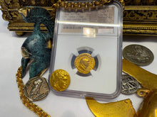 Load image into Gallery viewer, ROMAN EMPIRE &quot;TITUS&quot; 79AD AUREUS NGC F 5X4 ANCIENT COINS CAESAR AUGUSTUS