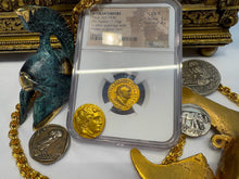 Load image into Gallery viewer, ROMAN EMPIRE &quot;TITUS&quot; 79AD AUREUS NGC F 5X4 ANCIENT COINS CAESAR AUGUSTUS