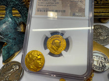 Load image into Gallery viewer, ROMAN EMPIRE &quot;TITUS&quot; 79AD AUREUS NGC F 5X4 ANCIENT COINS CAESAR AUGUSTUS