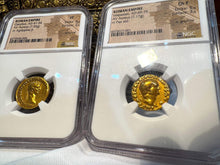 Load image into Gallery viewer, ROMAN EMPIRE &quot;VESPASIAN&quot; 69AD AUREUS NGC CH F 5X3 ANCIENT GOLD COINS CAESAR