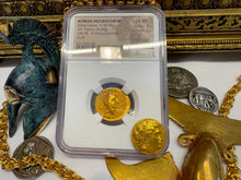 Load image into Gallery viewer, ROMAN IMPERATORIAL &quot;JULIUS CAESAR&quot; 44BC AUREUS NGC CH VF ANCIENT COINS AUGUSTUS