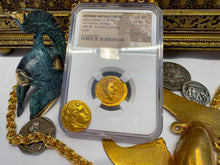 Load image into Gallery viewer, ROMAN IMPERATORIAL &quot;JULIUS CAESAR&quot; 44BC AUREUS NGC CH VF ANCIENT COINS AUGUSTUS