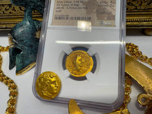 Load image into Gallery viewer, ROMAN IMPERATORIAL &quot;JULIUS CAESAR&quot; 44BC AUREUS NGC CH VF ANCIENT COINS AUGUSTUS