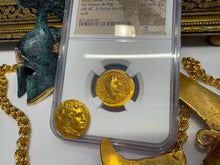 Load image into Gallery viewer, ROMAN IMPERATORIAL &quot;JULIUS CAESAR&quot; 44BC AUREUS NGC CH VF ANCIENT COINS AUGUSTUS