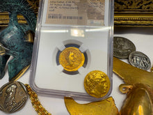 Load image into Gallery viewer, ROMAN IMPERATORIAL &quot;JULIUS CAESAR&quot; 44BC AUREUS NGC CH VF ANCIENT COINS AUGUSTUS