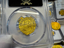 Load image into Gallery viewer, SPAIN 1 ESCUDO PCGS 55 &quot;CARLOS &amp; JOHANNA&quot; 1543-55 PIRATE GOLD COINS TREASURE