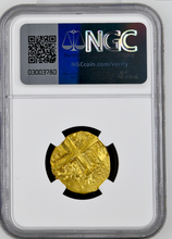 Load image into Gallery viewer, PERU 4 ESCUDOS 1750 &quot;LA LUZ 1752 SHIPWRECK&quot; NGC 63 PIRATE GOLD COINS TREASURE