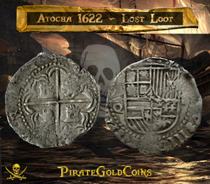 #01 Atocha 1622 Shipwreck "Lost Loot Collection" Bolivia 2 Reales Grade 1 Coin #87A-LL 001