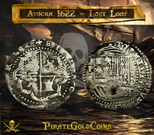 #03 Atocha 1622 Shipwreck "Lost Loot Collection" Bolivia 2 Reales Grade 1 #03