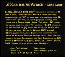 Load image into Gallery viewer, #08 Atocha 1622 Shipwreck &quot;Lost Loot Collection&quot; Bolivia 2 Reales Grade 1 #08