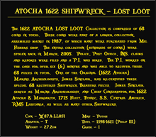 Load image into Gallery viewer, #51 Atocha 1622 Shipwreck &quot;Lost Loot Collection&quot; Bolivia 8 Reales Grade 1 #51