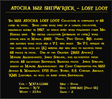 Load image into Gallery viewer, #66 Atocha 1622 Shipwreck &quot;Lost Loot Collection&quot; Bolivia 8 Reales Grade 2 #66
