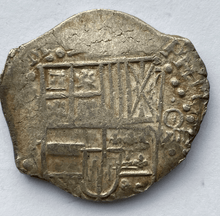 Load image into Gallery viewer, #37 Atocha 1622 Shipwreck &quot;Lost Loot Collection&quot; Bolivia 8 Reales Grade 1 #37
