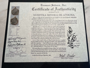 #49 Atocha 1622 Shipwreck "Lost Loot Collection" Bolivia 2 Reales Grade 1 #49