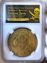 Load image into Gallery viewer, Reproduction Spain 8 Escudos 1701 &quot;Recreation Series&quot; Gold Plated Pirate Gold Coins