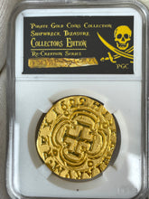 Load image into Gallery viewer, Reproduction Colombia 8 Escudos 1622 Gold Plated Pirate Gold Coins Treasure Collection