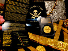 Load image into Gallery viewer, Peru 8 Escudos 1708 Gold Plated Pirate Gold Coins Treasure Collection