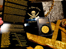 Load image into Gallery viewer, Peru 8 Escudos 1708 Gold Plated Pirate Gold Coins Treasure Collection