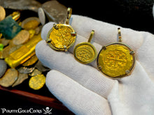 Load image into Gallery viewer, Colombia 2 Escudos 1711 &quot;1715 Fleet Shipwreck&quot; 14kt Bezel