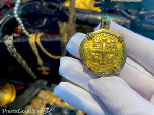 Peru 8 Escudos 1747 "Amazing Brute Style" by the famous SS Jeweler