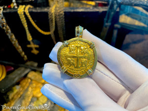 Peru 8 Escudos 1747 "Amazing Brute Style" by the famous SS Jeweler