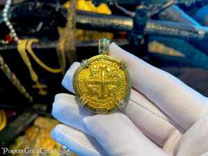 Peru 8 Escudos 1747 "Amazing Brute Style" by the famous SS Jeweler