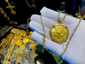 Peru 8 Escudos 1747 "Amazing Brute Style" by the famous SS Jeweler