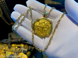 Peru 8 Escudos 1747 "Amazing Brute Style" by the famous SS Jeweler