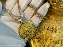 Load image into Gallery viewer, Peru 8 Escudos 1747 &quot;Amazing Brute Style&quot; by the famous SS Jeweler