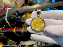 Load image into Gallery viewer, Spain 2 Escudos 1556-98 &quot;Pirate Logo Bail&quot; 18kt Bezel