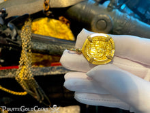 Load image into Gallery viewer, SPAIN 2 ESCUDOS 1590 &quot;FULL 4 DIGIT DATE&quot; PENDANT JEWELRY NECKLACE PIRATE GOLD CO