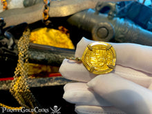 Load image into Gallery viewer, SPAIN 2 ESCUDOS 1590 &quot;FULL 4 DIGIT DATE&quot; PENDANT JEWELRY NECKLACE PIRATE GOLD CO