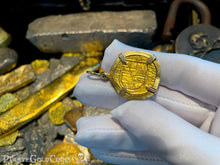 Load image into Gallery viewer, SPAIN 2 ESCUDOS 1590 &quot;FULL 4 DIGIT DATE&quot; PENDANT JEWELRY NECKLACE PIRATE GOLD CO