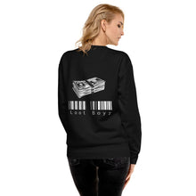 Load image into Gallery viewer, Unisex Fleece Pullover &quot;Barcode&quot;