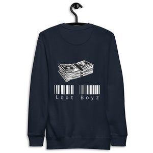 Unisex Fleece Pullover "Barcode"