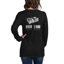 Load image into Gallery viewer, Unisex Long Sleeve Tee &quot;Barcode&quot;